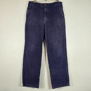 Paterson Corduroy Pants Men Size 30 Made for Play Purple Skater Embroidered